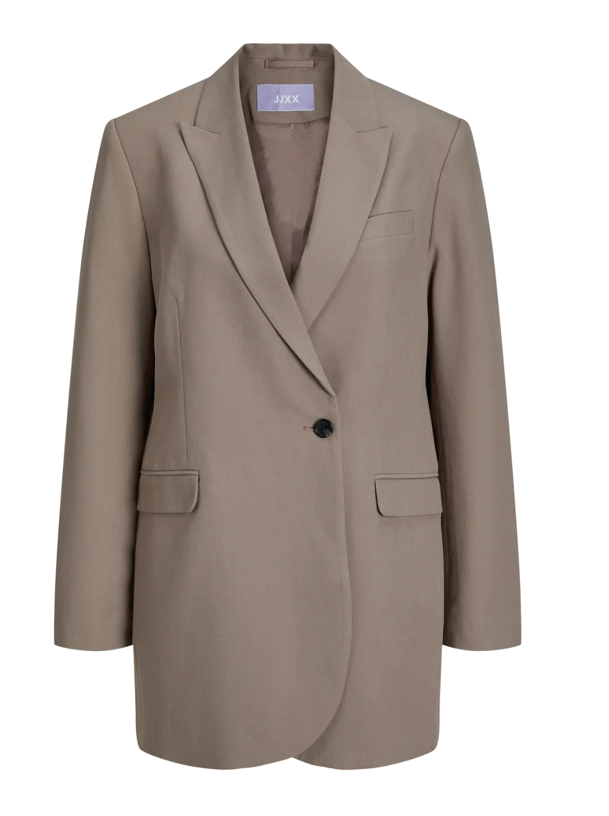 Oversized blazer dames Beige zand