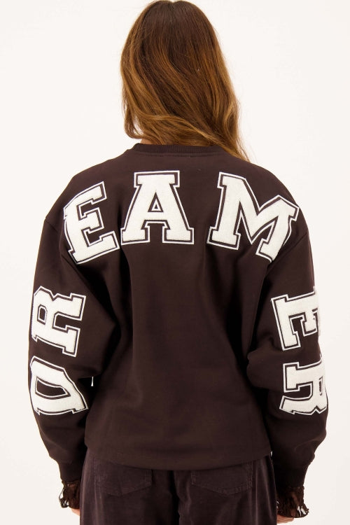 Sweater backprint Zusss dark choco 1